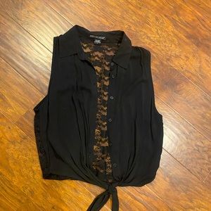 American Dream tie front blouse